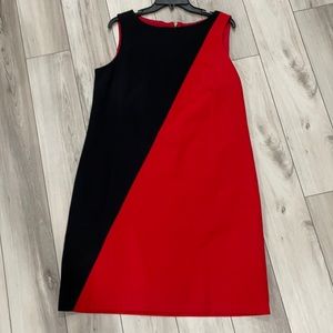 Nine West black and red shift. Fully lined